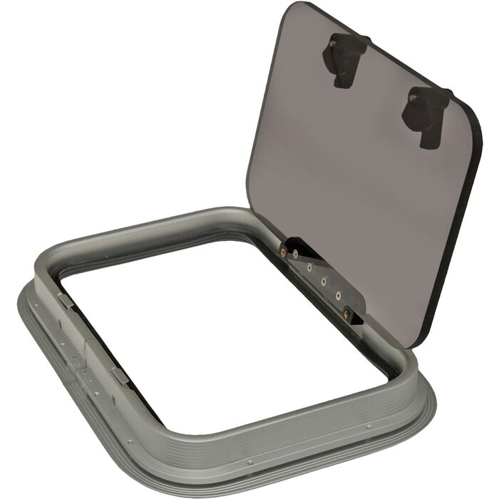 Porthole Rectangular 327 x 232mm Aluminium