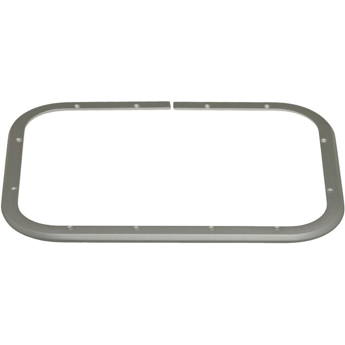 Porthole Rectangular 327 x 232mm Aluminium