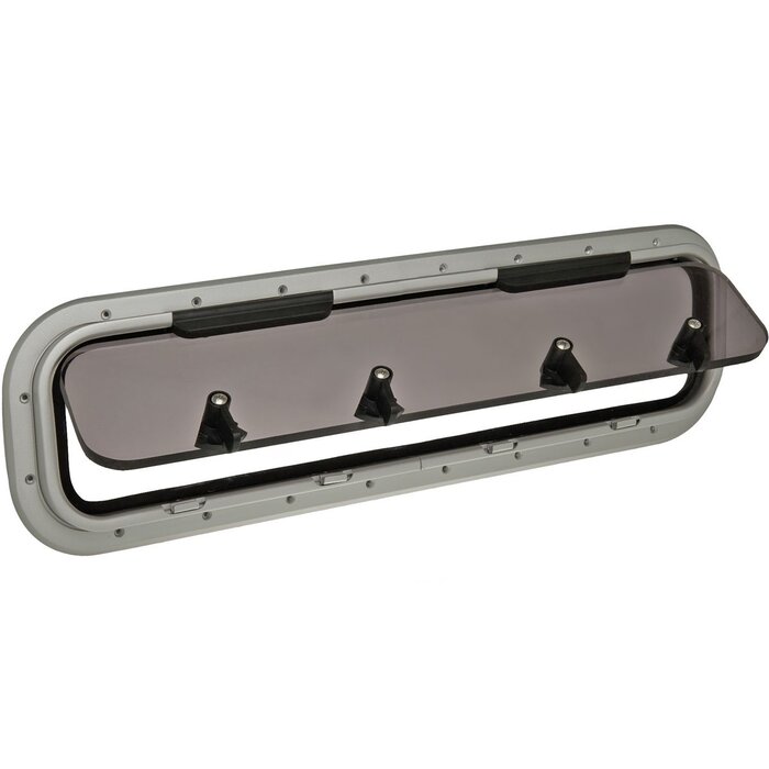 Patrijspoort Aluminium Rechthoekig 627x171mm