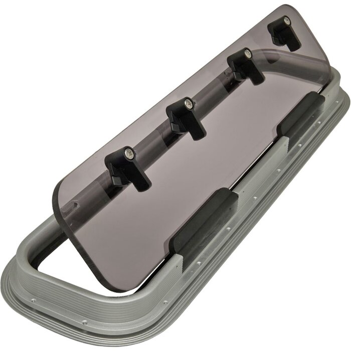 Patrijspoort Aluminium Rechthoekig 627x171mm