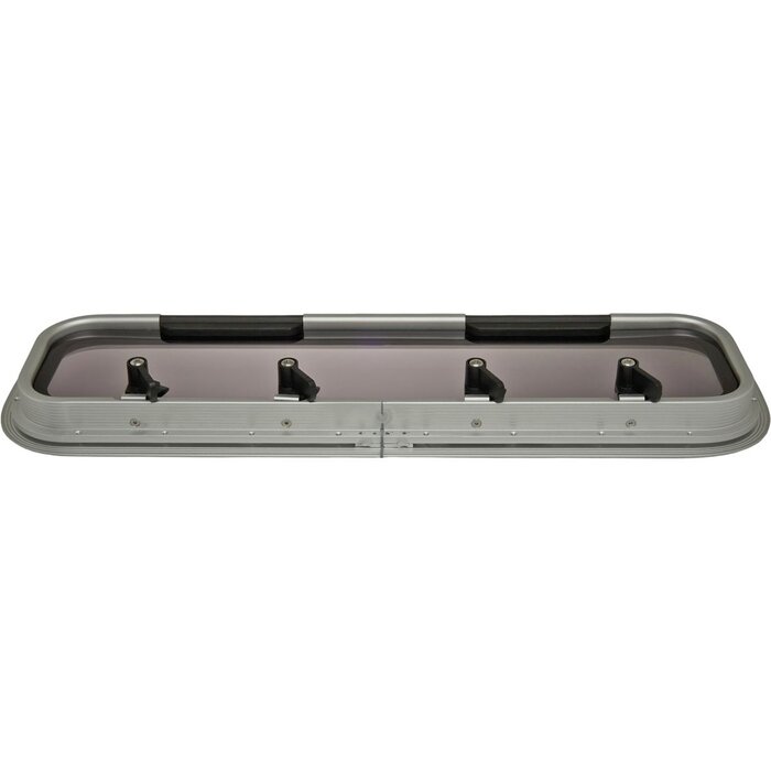 Porthole Rectangular 627x171mm Aluminium