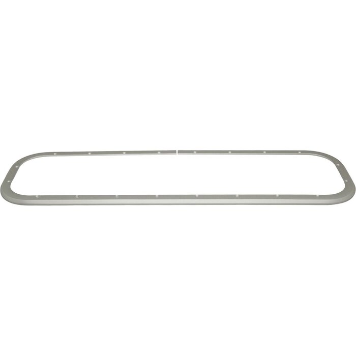 Patrijspoort Aluminium Rechthoekig 627x171mm