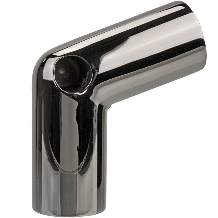 Railingbeslag 22mm Hoekstuk 110 graden Rvs