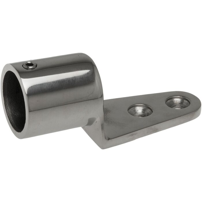 Railinghouder Eindstuk 25mm 90 graden 39mm Hoog Rvs