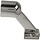 Boat Rail End Fitting 25mm 60 Degree 70mm Height SS316