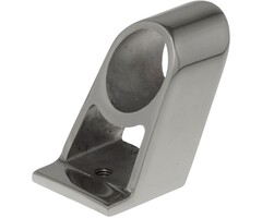 Boat Rail Center Fitting 22mm 90 Degree 48mm Height SS316