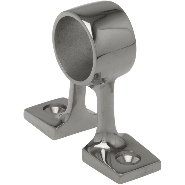 Railinghouder Tussenstuk 25mm 90 graden 60mm Hoog Rvs