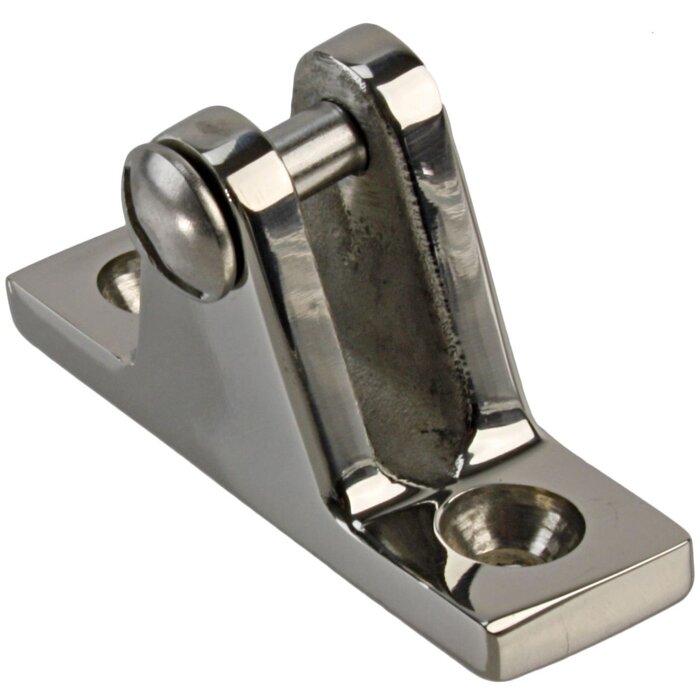 Angled Deck Hinge 57x19x34 SS316