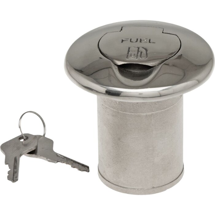 Deck Filler Fuel with Lock 50mm SS316