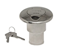 Deck Filler Water with Lock 38mm SS316