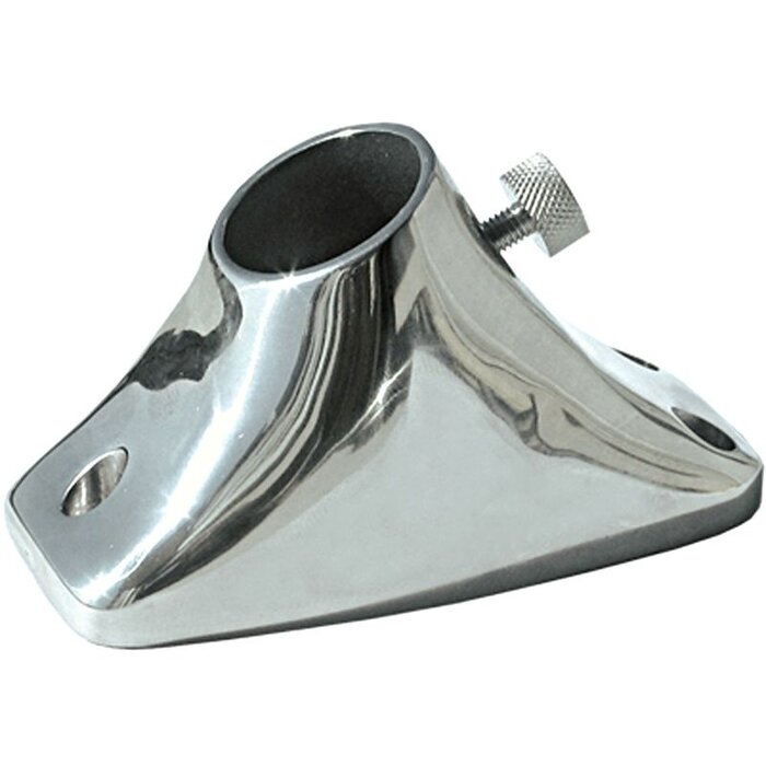 Boat Flag Pole Holder 25mm 91x45x54mm SS316