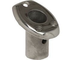 Rvs Vlaggenstokhouder Boot 20mm Inbouw 70 graden