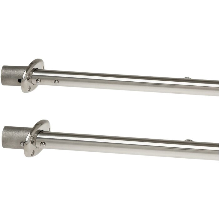 Rvs Vlaggenstokhouder Boot 20mm Inbouw 70 graden