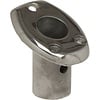 Rvs Vlaggenstokhouder Boot 25mm Inbouw 70 graden