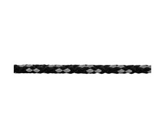 6mm Polyester Rope 8-Strand Black-White