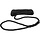 16mm x 15m Mooring Line with Loop 3-Strand Polyester Black