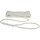 10mm x 4m Mooring Rope with Loop 3-Strand Polyester White