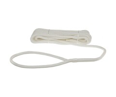 14mm x 15m Mooring Line with Loop Deluxe Polyester White
