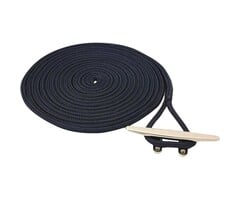 10mm x 6m Landvast met Lus Deluxe Blauw Polyester