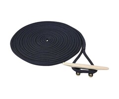 10mm x 6m Mooring Line with Loop Deluxe Polyester Blue