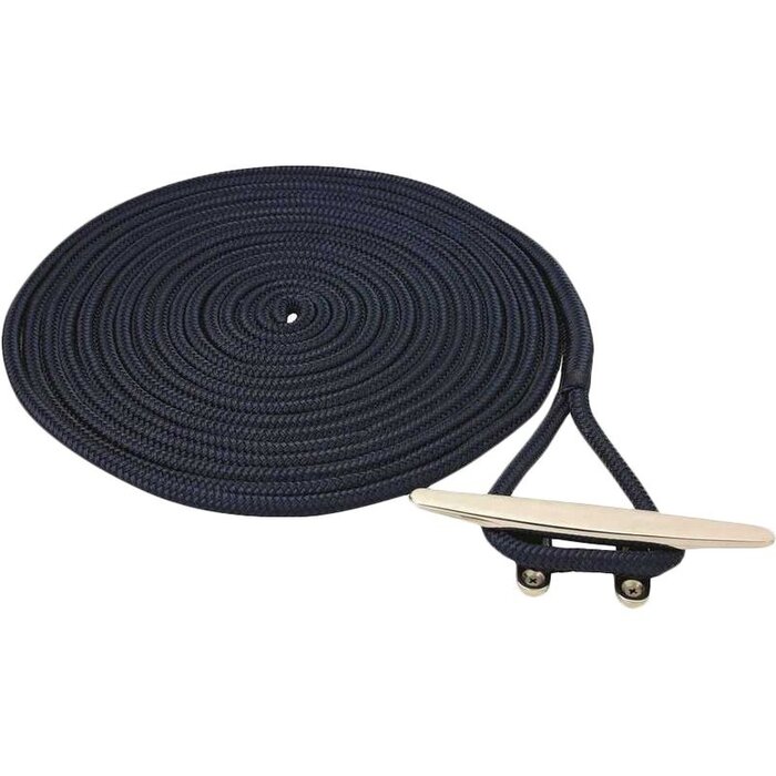 10mm x 6m Mooring Line with Loop Deluxe Polyester Blue