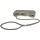 14mm x 15m Mooring Line with Loop Deluxe Polyester White-Black