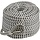 10mm x 30m Anchor Rope with SS316 Thimble Polyester White-Black