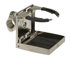 Boat Folding Cup Holder Rail Mount SS306
