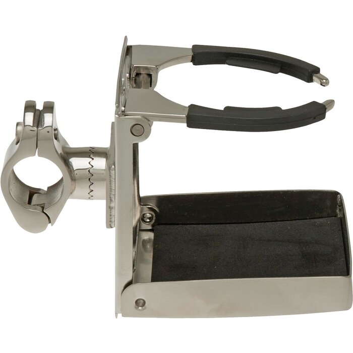 Boat Folding Cup Holder Rail Mount SS306