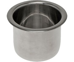 Bekerhouder Boot Inbouw 60mm Rvs
