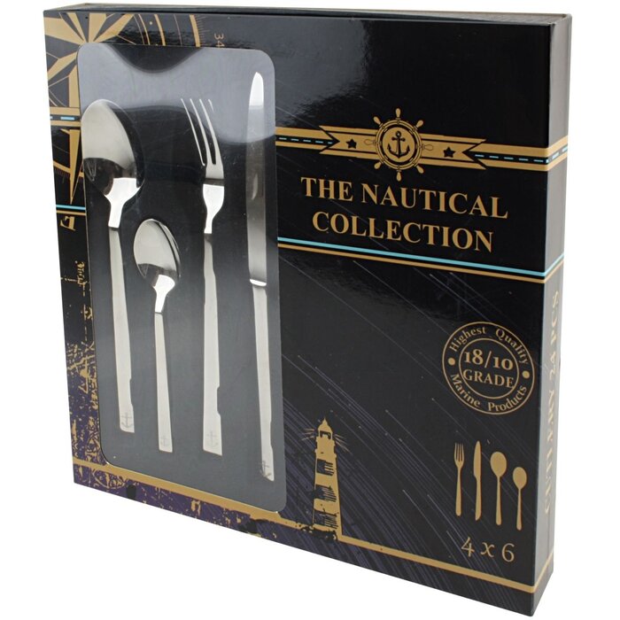 Boat Cutlery Set 24-Piece SS316