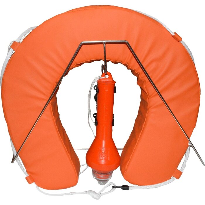 Horseshoe Lifebuoy & Lifebuoy Light Holder Rail Mount