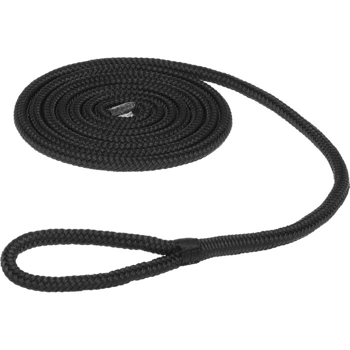 10mm x 2m Fender Rope with Loop Deluxe Polyester Black