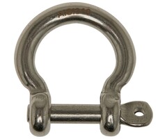 5mm Captive Pin Bow Shackle SS316