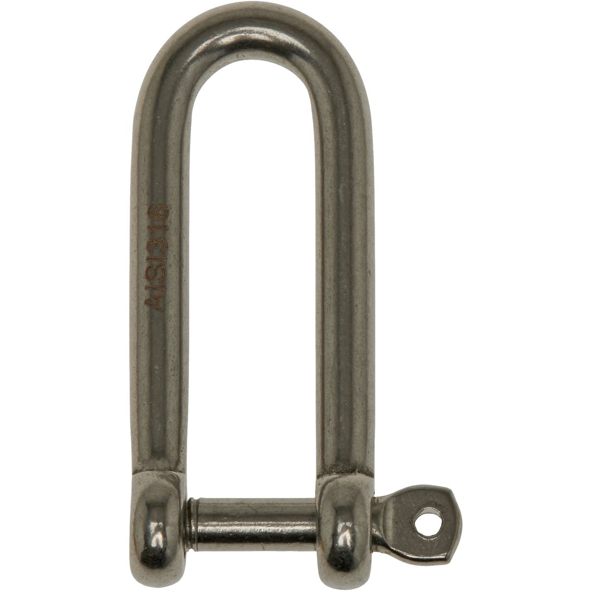 6mm D-Sluiting 47x12mm Rvs