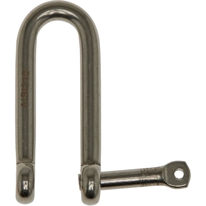 4mm Captive Pin D-Shackle 31x9mm SS316