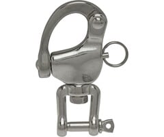 Snap Shackle with Swivel Shackle 85mm SS316