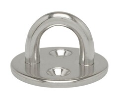 Stainless Steel 5mm Pad Eye Plate 33mm