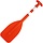 Double Telescopic Paddle 53-107cm Orange