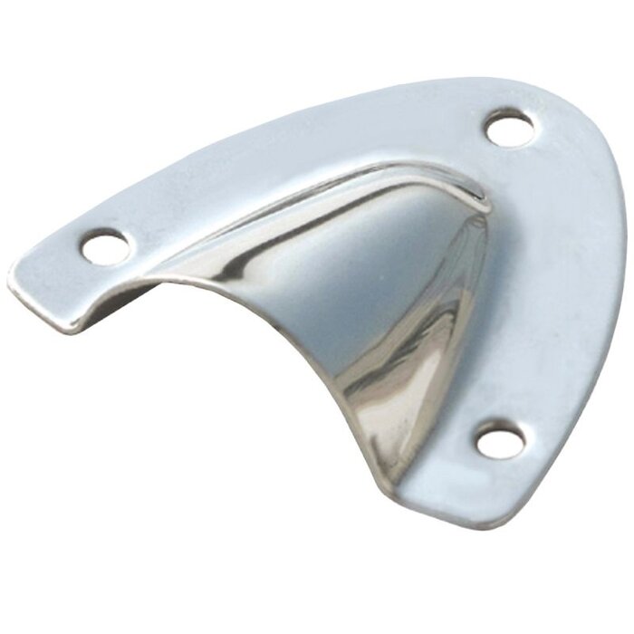 Ventilatieschelp 93x84mm Rvs