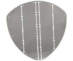 Boegbeschermer 347x345mm Rvs