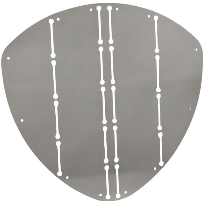 Bow Shield 347x345mm SS316