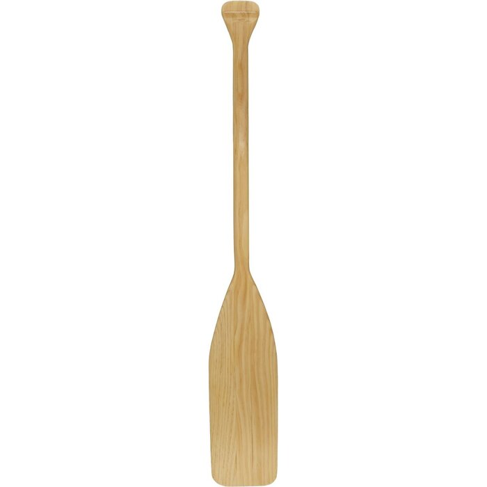 Wooden Paddle Clear Varnished 145cm