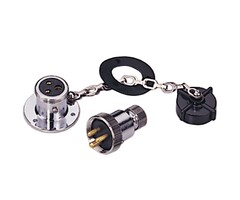 Dekstekker met Stopcontact 3-Polig 3 Amp