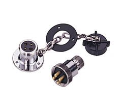 Dekstekker met Stopcontact 4-Polig 3 Amp