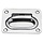 Luikring Rvs 75x58mm