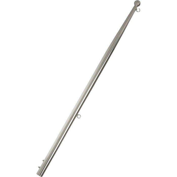 Vlaggenstok Rvs 120cm met Snap-Lock