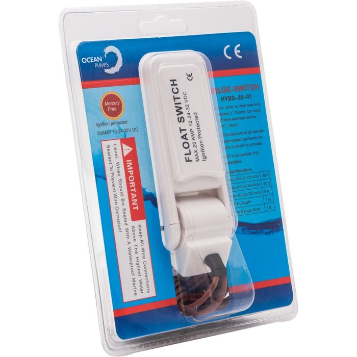 Water Level Switch 12V/24V/32V Max 20A