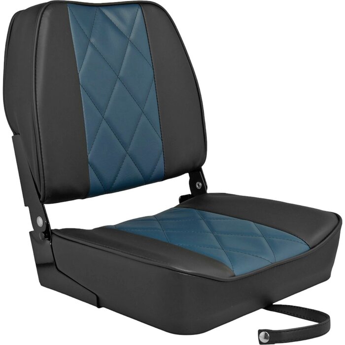 Bootstoel Inklapbaar 48x41x49cm Zwart-Blauw