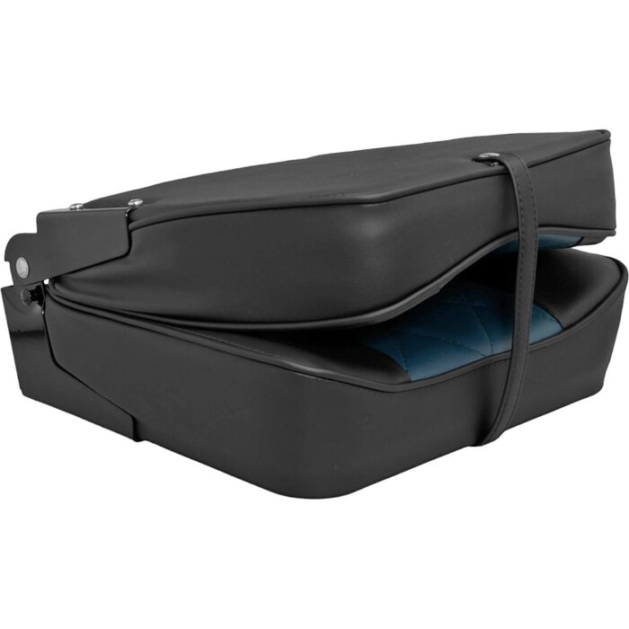 Bootstoel Inklapbaar 48x41x49cm Zwart-Blauw